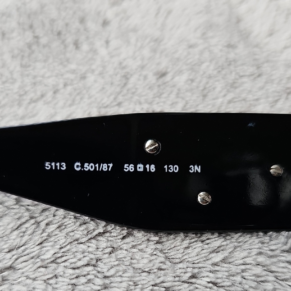 CHANEL Black and Purple Sunglasses - Picture 4 of 11